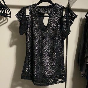 Sloane and Sadie fancy t-shirt in a medium size.